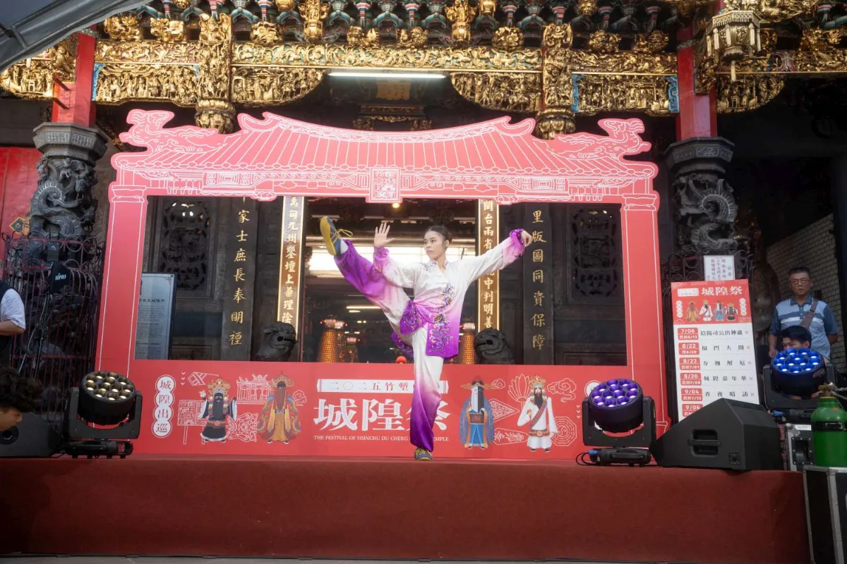 融合傳統與科技互動 竹塹中元城隍祭獲國際泰坦創新獎　